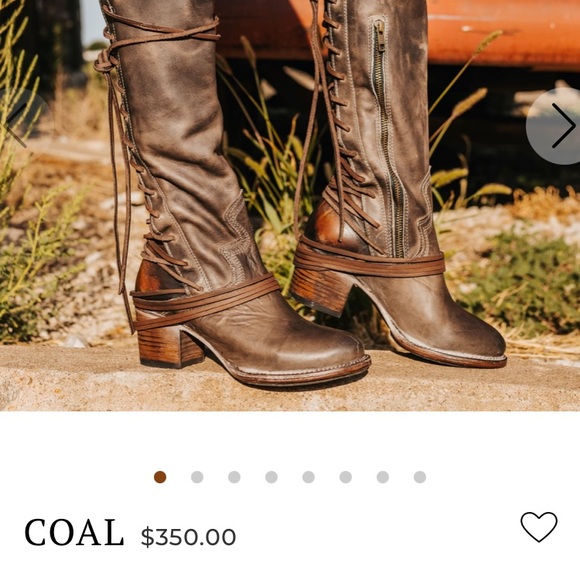 **SOLD**Freebird leather coal boots lace up - Picture 6 of 12